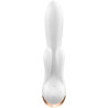 Satisfyer - Application Vibrateur Double Flex Blanc